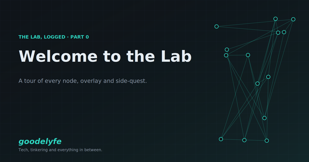 Welcome to the Lab: A Tour of Everything I Run
